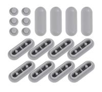 HANABASS 18 Piezas Kit Espaciador para Asiento de Inodoro Diseño Desmontable y Material Ldpe Fácil de Limpiar, Adecuado para Hoteles y Diversos Entornos