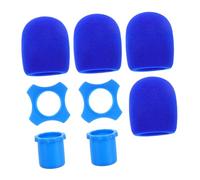 HANABASS 1juegos Protector De Micrófono De Antiviento y Antisalpicaduras Para Entrevistas y Ktv De Funda De Microfono Profesional Con Diseño Ergonómico y Aplicación