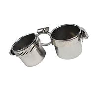 HANABASS 1pieza Alimentador De Pájaros De Inoxidable para Periquitos y Cacatúas Comedero para Aves Contenedor De Alimento De Parroquia Accesorio para Jaulas Diseño Duradero y Práctico