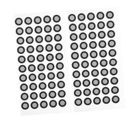 HANABASS 2 Hojas De Puntos De Identificación De Escáner Puntos De Reflexión Marcadores De Puntos De Seguimiento De Escaneo 3D para Escáner 3D Marcadores De Escaneo De Puntos Marcadores
