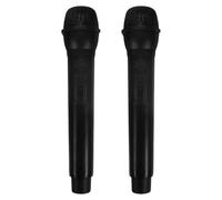 HANABASS 2 Micrófonos De Juguete Micrófonos Falsos Modelo De Utilería para Obras De Teatro