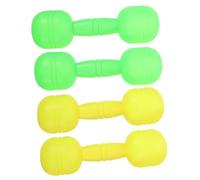 HANABASS 2 pares Mancuernas de Plástico para Equipo de Gimnasio para Preescolar Juguetes para Ejercicio Infantil de Mancuernas para Fomentar Hábitos y Desarrollo Físico