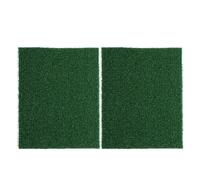 HANABASS 2 Piezas Alfombra de césped de Agua simulada. Pasta de Pescado Plantas Falsas para acuarios. Plantas Artificiales para peceras Hierba Artificial para la cría de Peces Green