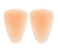 HANABASS 2 Piezas Almohadillas de Silicona Protección contra Impactos, para | Ajuste Ergonómico, Color Beige, para Patinaje sobre Hielo y Ruedas, Ayuda en Caídas