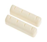 HANABASS 2 piezas Banjo Replacement Nut Abs String Saddles Compact Wear-resistant Accessory For Music Banjo