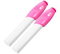 HANABASS 2 Piezas Bolígrafo de Papel Ranuras para Manualidades, Pluma de Quilling Eléctrica Portátil, Pp, Rosa, Compacto, para Bricolaje, 2 Pilas Aa (no Incluidas)