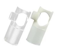 HANABASS 2 piezas Boquilla para Flauta Accesorio de Reemplazo para Flauta de Tono en Clave C y D Ayuda para Soplar Fácil de Instalar para Principiantes y Profesionales Instrumento Musical