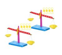 HANABASS 2 Piezas De Juguetes De De Palanca Accesorio Científico Balanza Educativa Juguete De Balanza Científica Preescolar para Juguetes De Matemáticas Juguetes De
