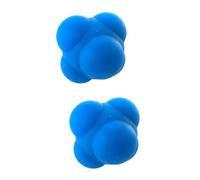 HANABASS 2 Piezas de Silicona Pilates para Adultos Embarazo Yoga Gimnasia Pelota de Entrenamiento Pelota de Agilidad de reacción de Rebote Azul