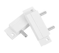HANABASS 2 Piezas Detector de Líquidos para Hogares Electrodo de Agua y Alarma de Detección Temprana, Dispositivo Electrónico de Plástico para Monitoreo y Prevención de Fugas