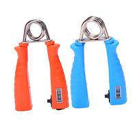 HANABASS 2 Piezas Ejercitador de Manos Grip para Fitness Fortalecedor de Antebrazo y Muñeca Entrenador de Resistente para Gimnasio y Ejercicio Color Aleatorio