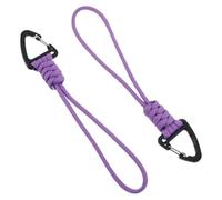 HANABASS 2 piezas Llavero Paracord Resistente con Mosquetón Clip y Hebilla Cuerda de para Camping Senderismo y Mochila Accesorio Multiusos para Exteriores