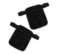 HANABASS 2 piezas Servicio Profesional Paquete de Cintura Ajustable para Camareras y Bolsa Ligera y Resistente para Dinero y Herramientas Restaurantes Diseño Compacto con Superficie Fácil