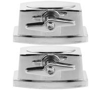 HANABASS 2 Piezas Soporte de Tambor para Tom de Suelo Soporte para Instrumentos de Percusión Compatible con Superficies de Tambor de Instalación Rápida y Segura Diseño Elegante y Duradero
