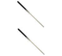 HANABASS 2 Piezas Taco Corto Billar Infantil de Madera Mini Barra para Niña Compacto para Aprender y Pool con Control Superior