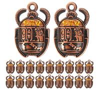 HANABASS 20 Piezas de Colgantes Dije de Escarabajo de Aleación Vintage para Hacer Joyas DIY Estilo Único y Chic para Collares y Llaveros