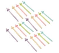 HANABASS 20 Piezas Perchas para Jaula de Pájaros Soportes Antideslizantes de Plástico con Diseño Clip- de Descanso para y Periquitos Fáciles de Instalar y Resistentes para Jaulas Pequeñas