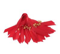 HANABASS 200 piezas Pins de Lazo Rojo para Concienciación sobre Vih y Sida Broches Ligeros con Alfiler Dorado para Ropa Accesorios Solidarios para Eventos Benéficos Paquete de Unidades