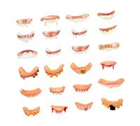 HANABASS 24Piezas Falsos para Cosplay Sólidos para Fiestas Temáticas y Decoraciones Espeluznantes