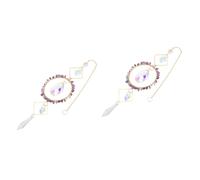HANABASS 2piezas Adorno Colgante De Cristal Natural Para Jardín y Decoración De Ventanas Atrapasoles De Prisma Para Navidad Cumpleaños y Eventos Ligero y Elegante Para Interiores y
