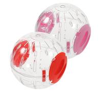 HANABASS 2piezas De Ejercicio Transparentes para Hámster y Pequeños Animales para Actividades De Diminutos Mascotas