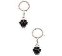 HANABASS 2piezas Urna De Cenizas Forma De Pata De Perro Llavero Conmemorativo De Inoxidable Recuerdo De Mascota para Llevar Siempre Cerca del Corazón