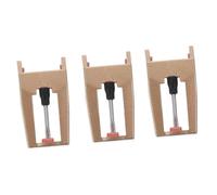 HANABASS 3 piezas Agujas de Repuesto para Tocadiscos de Vinilo con Varilla de Aluminio Ligero y Punta de Rubí para Reproductores Vintage Compatibles con Múltiples Modelos