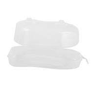 HANABASS 3 piezas Estuche de Gafas de Natación Caja de Almacenamiento Portátil y Protectora para Gafas de Natación Diseño Compacto para Compatible con Marcos y Pequeños Transparente