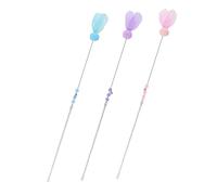 HANABASS 3 Piezas Gato Juguete Interactivo Varillas de Juguete para Gatos Coquetear para Jugar Interiores