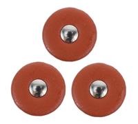 HANABASS 3 Piezas Repuestos de Almohadillas para Claves de Agua y Válvula de Saliva Accesorios para Instrumentos de Viento Color Marrón