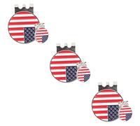 HANABASS 3 Series Clip De Sombrero con Marcadores De Bola Accesorios Portátiles Clip Resistente Al Desgaste 2 Piezas X 3