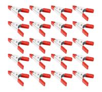 HANABASS 30 Piezas Abrazaderas de Resorte de 2 Pulgadas de Hierro Galvanizado para Carpas y Toldos, Clips Resistentes para Montaje Rápido y Uso Versátil en Camping y Taller