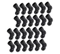 HANABASS 30 Piezas Modelo de Botas de Navidad Mini Modelos de Zapatos navideños Decoraciones navideñas rústico decoración Interior Zapatos en Miniatura Mini Adorno Educación física Negro