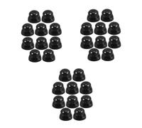 HANABASS 30 Piezas Protector de Tuercas para Parque Infantil Exterior de Tornillo de Plástico Negro Unidades Fácil Instalación y Diseño Adaptable para Áreas Toboganes