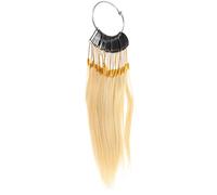 HANABASS 30 Unidades Muestras de Cabello Natural para Pruebas de Color Kit Profesional para Peluquería y Salón Muestras de Tinte Auténtico para Entrenamiento y Evaluación de Colores