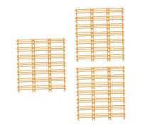 HANABASS 300 Piezas Valla de Plástico para Granja Cercado Miniatura para Animales Corral Juguetes Educativos Resistentes