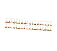HANABASS 36 Piezas Llaveros Construcción PVC Colgantes Decorativos Duraderos Camión Excavadora Tractor Fiesta Cumpleaños Infantil Accesorios para Llaves y Bolsas