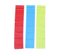 HANABASS 3Piezas Bandas de Resistencia de Ejercicio de Bandas Elásticas para Entrenamiento de Yoga y Rehabilitación Física Rojo Azul y