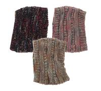 HANABASS 3piezas Diademas Cálidas para Mujer de Punto Elástico Bandas de Crochet Suaves y Térmicas para Calentar las Orejas Festivales y Actividades al Aire por Paquete