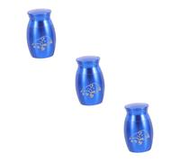 HANABASS 3piezas Urna para Mascotas De Caja Cineraria para Cenizas De Perros y Gatos Recipiente Memorial De Diseño Resistente y Tapa Conserva Recuerdos Eternos