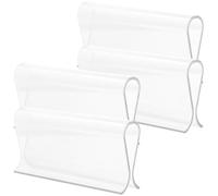 HANABASS 4 Clips para Persianas Enrollables de Plástico, Accesorios para Cortinas sin Cordón, Fáciles de Usar en Oficinas y Escuelas, Pack de 4 Unidades