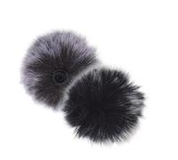 HANABASS 4 Piezas de Micrófono Lavalier Peluda Protector Cortavientos para Micrófonos de Clip Mini Livianos y Portátiles para Grabaciones Interiores y Exteriores