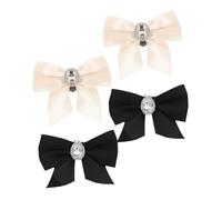 HANABASS 4 Piezas Hebillas para Zapatos de Boda Lazo Pinzas para Zapatos Extraíbles Accesorios Decorativos para Novia para Decorar Altos Eventos de Celebración