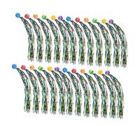 HANABASS 40Piezas Saltarinas de Coloridas Serpentinas de Hinchables Resistentes para Fiestas Cumpleaños y Verano Juguetes para Diversión al Aire