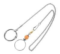 HANABASS 4juegos Collar De Entrenamiento para Aves Cadena De Inoxidable Arnés Decorativo para Loros y Pájaros Diseño Ligero y Cómodo para Entrenamiento y Paseo Color Aleatorio