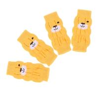 HANABASS 4piezas Calcetines para Mascotas De Antideslizantes para Patas De Perro Protectores De Rodillas para Perros Suministros para Mascotas para Paseos Invierno