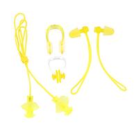 HANABASS 4piezas Protecciones Natación Con Tapones Oídos Pvc y Pinza Nariz Para Niño Niña y Adultos Kit Para Piscina y Actividades Acuáticas
