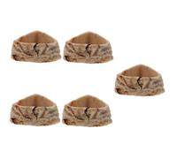 HANABASS 5 Cuencos Grandes De Agua para Reptiles para Geckos Lagartos Ranas De Resina Resistentes Y No Tóxicos para Alimentar A