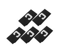 HANABASS 5 Piezas Brazaletes Ajustables para de Fútbol y Baloncesto Pack de Armbands para Adultos Versatilidad Deportiva para Organización de Equipos