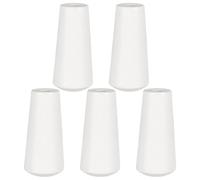HANABASS 5 Pomos de Cordón de Madera Color Marfil para Cortinas Enrollables, Accesorios Simples para Ventanas Interiores Extremo de Cordón de Tracción